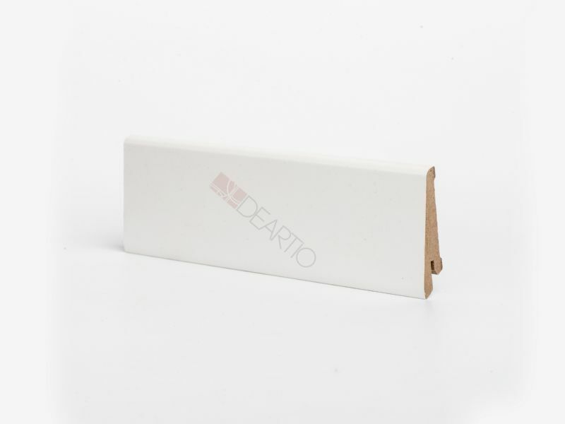 Плинтус МДФ Deartio/Деартио Белый U 101-60  60х16х2050мм